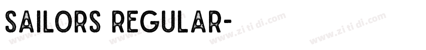 Sailors Regular字体转换